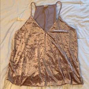 Velvet tank